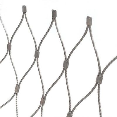 Malha de aço inoxidável flexível SS 304 da corda da virola do cabo de fio de Inox 316