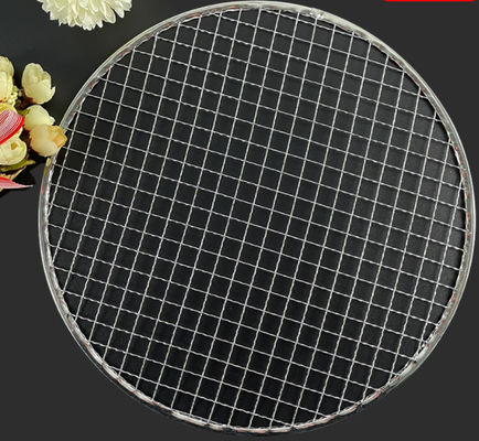 Grelha de churrasco em aço inoxidável de 230mm para cozinhar ao ar livre