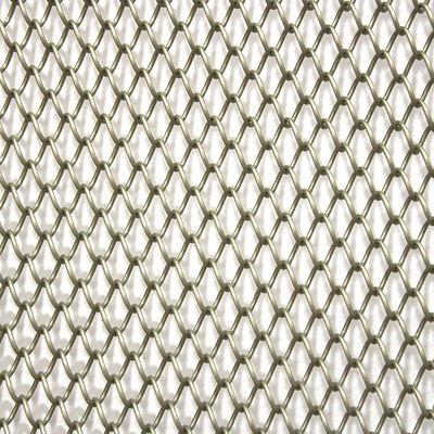 Cortina 1.8mm arquitetónica de alumínio decorativa de Mesh Chain Link Curtain Coil do metal