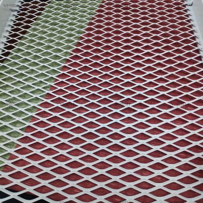Painel de teto de malha de metal expandido galvanizado 1.2*2.4m para design de interiores