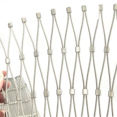 Corda Mesh Light Weight High Strength de Diamond Flexible Stainless Steel Wire
