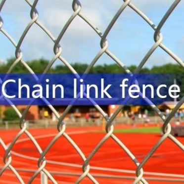 50*50mm galvanizado a quente Chain Link Wire Mesh Fence para rede de campo de futebol