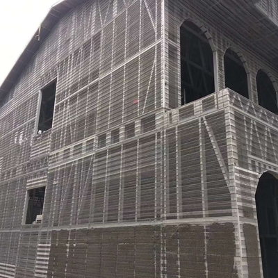 Malha de cofragem permanente para juntas de construção em aço galvanizado para concreto