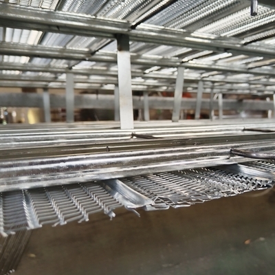 Rede de reforço de betão de aço galvanizado de alta lateral para molduras permanentes