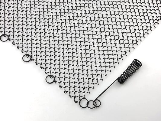 Tela de Lareira em Aço Inoxidável com Design Metálico Antideformação de 1.2mm