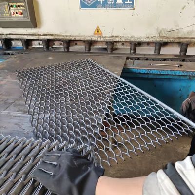 3 mm espessura em pó revestido de trabalho pesado revestimento de janela de malha de metal expandido