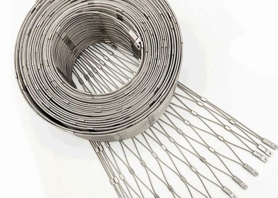 fio de corda 1.5mm de aço inoxidável Mesh Net For Stair Balustrade de 1mm