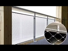 Malha de aço inoxidável da corda de fio do cerco 316 animal material para o jardim zoológico