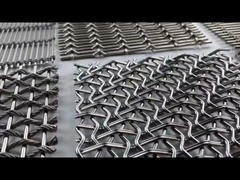 Rede de corda de aço inoxidável flexível e durável para barrancos de ponte e vedação de segurança