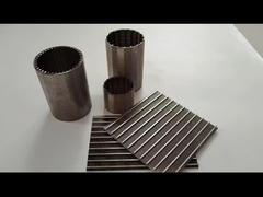SGS Johnson Wedge Wire Screen Ss 304 316 de aço inoxidável