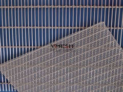 Rodas de cabos decorativos de aço inoxidável Rede de fios de metal tecido para cortinas de fachada