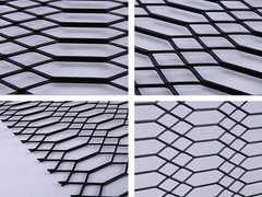 Design moderno galvanizado galvanizado de aço gótico de malha metálica expandida