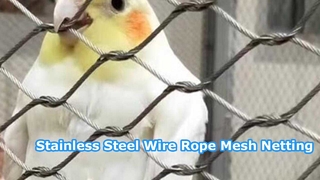 Como escolher a malha de corda com virola de aço inoxidável adequada?