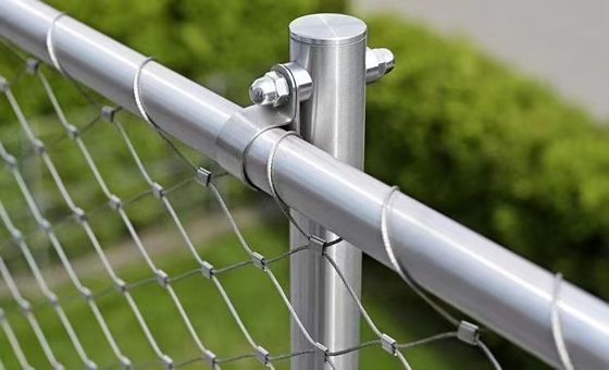 Rede de fios de corda de aço inoxidável 304/316 para recinto zoológico