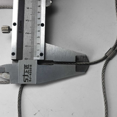 SS304 Ferrule Diamante Flexível Inox aço inoxidável Cable de arame Neta rede de corda