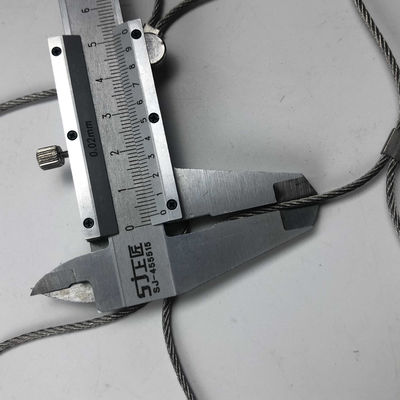 Tamanho personalizado Aço inoxidável 304 leve 1 mm 1,5 mm Saco de malha de fio de segurança anti-roubo