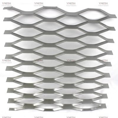 Chave galvanizada padrão folha de metal expandida plana painel de malha de fio de diamante