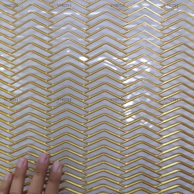 4 mm de aço carbono gothic expansão de malha de metal para decoração