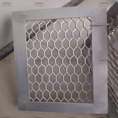 Cerca de segurança expandida material personalizada da malha do metal do metal do HDG para a proteção do equipamento da maquinaria