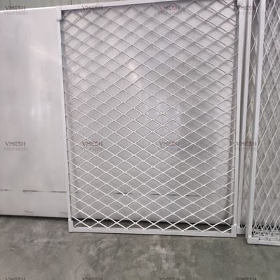 Cerca de segurança expandida material personalizada da malha do metal do metal do HDG para a proteção do equipamento da maquinaria