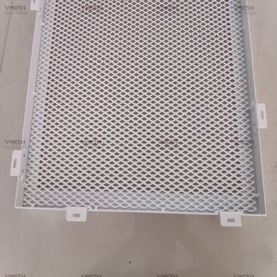 Malha expandida revestida de PVC do metal malha expandida galvanizada do metal para protetores de janela