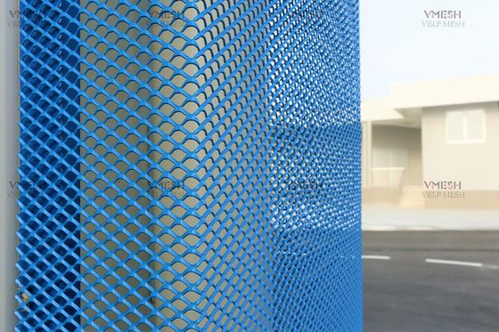 Painéis de tecto metálicos de alumínio preto PVDF expandidos