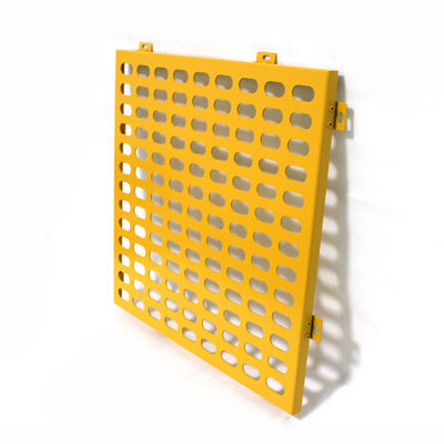 Fases metálicas perfuradas PVDF para interiores 1500x2500mm Malha decorativa
