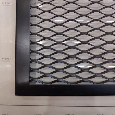 Painel de teto de malha de metal expandido galvanizado 1.2*2.4m para design de interiores