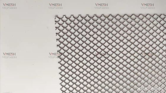Galvanizado Diamante Expanded Metal Mesh 1x2m aço carbono