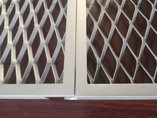 Malha de metal expandido de alumínio personalizada para tetos suspensos