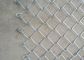 Fio revestido/galvanizado Mesh Fence For Sports Playground do PVC do diamante do elo de corrente