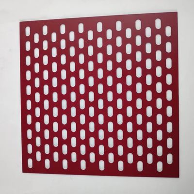 Chapa de malha perfurada de alumínio com furo hexagonal, espessura de 1mm