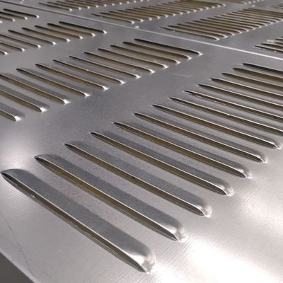 Folhas metálicas galvanizadas perfuradas com furos redondos para decoração