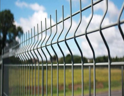 o pó de abertura de 76.2*12.7mm revestiu o fio Mesh Fence Rustproof do aeroporto 358