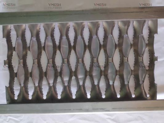 Galvanizado a quente 5 buracos canal redondo Perf O Grelha Grelha 300mm