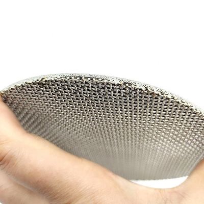 Disco de filtro sinterizado de aço inoxidável 316 para filtração de líquidos
