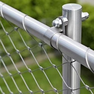 Rede de arame de aço inoxidável SS 304 316 para balaustrada de zoológico