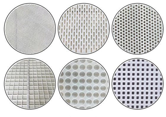Revestimento em pó Bronze cor dourado Honeycomb buraco redondo buraco Metal Mesh Perforado folha de metal