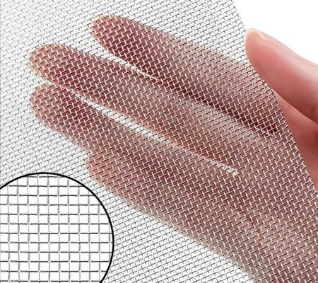 Anti-corrosão 80 malha de aço inoxidável para filtro de malha de pano