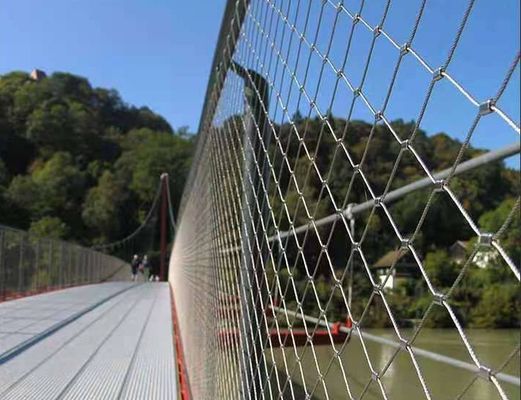 Malha de Cabo de Aço Inoxidável 2mm para Recintos de Zoológico 304/316