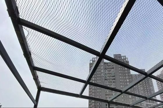 Rede de corda de aço inoxidável 20x20mm 304/316 para decoração de aviário de zoológico
