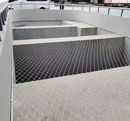 Resistente a UV Longo Período de Vida Máquina de Cableira de Aço Inoxidável com 1*10m/2*5m/2*3m/10*10m Dimensão Limitante