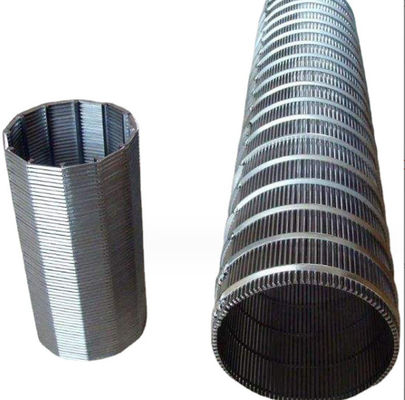Johnson Filter Pipe Control de areia contínua Slotted Tube Wire Wrap Wire Screen