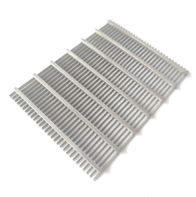 Aço inoxidável 304/316 Johnson Wedge Wire Screen para mineração