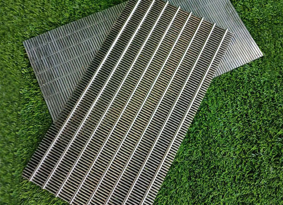 Filtro de óleo amido açúcar Johnson Wedge Wire Slot Bend Curved Screen