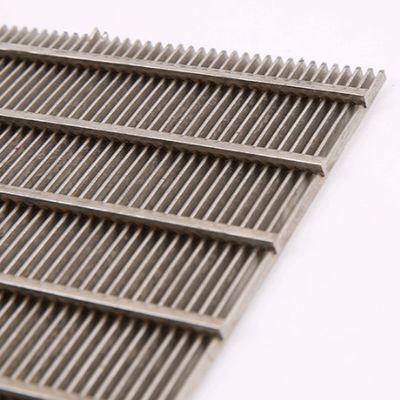 Aço inoxidável 304/316 Johnson Wedge Wire Screen para mineração