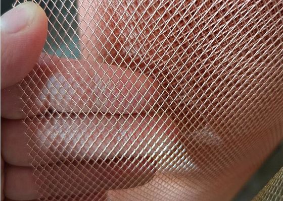 Malha de Metal Expandido de Diamante de Cobre para Blindagem EMI 0,02-4mm