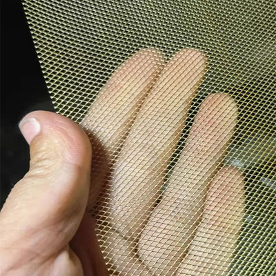 0.3x0.4mm abertura expansão de painéis de malha metálica fio de cobre vermelho para baterias