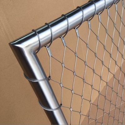Rede de segurança de fio de aço inoxidável Premium 304 para cercas de segurança