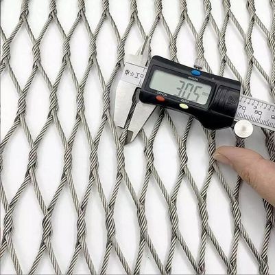 Nudo de malha de fios de aço inoxidável de alta flexibilidade
